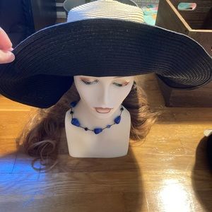 🍂🌊🌻🍁Cape Cod Navy Oversized Floppy Hat